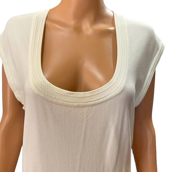 Rebecca Taylor Ivory Knit Dress Size Large - Picture 4 of 15